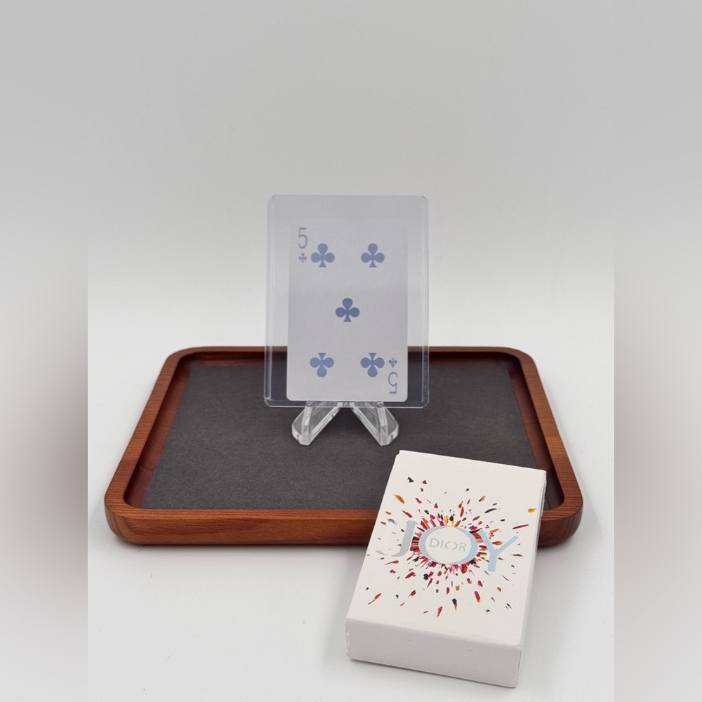 5 of Clubs Collectible Dior Playing Card